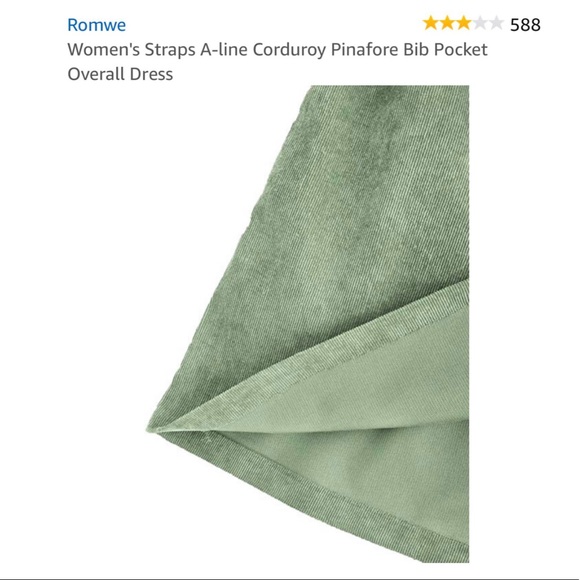 SOLD - Green Corduroy Jumper💚 - Picture 3 of 4